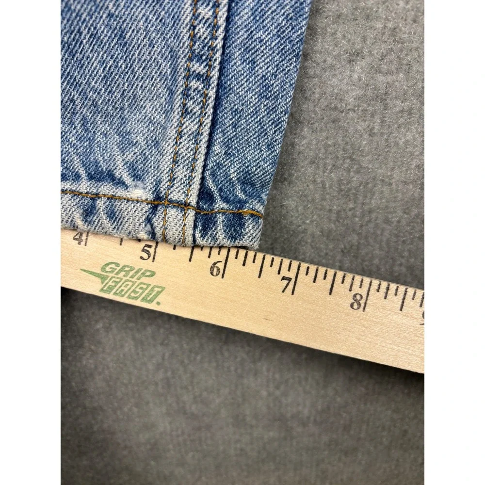 VTG‎ Levi's 550 Relaxed Fit Tapered Leg Orange Tab Jeans 32x33 Light Wash Blue